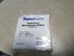 White Microscope Slides 25X75X1MM Fisher Imports 12-550-04 Yellow. Fixed Price $34.63.