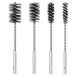 Lnngub 4 Pcs Stainless Steel Wire Brushes For Drill,bore 7/8'', Silver. Fixed Price $11.79.
