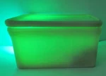 Vintage Mckee Custard Glass Signed Refridgerator Container With Lid. Fixed Price $62.95.