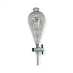 Chemglass 500ML Separatory Funnel, Squibb, #27 Outer Stopper Neck CG-1742-05. Fixed Price $31.20.