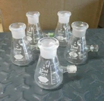 Lot Of Used Kimble 26600-25 25ML Erlenmeyer Flask Free Shipping. Fixed Price $71.99.