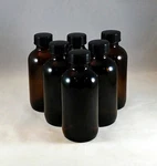 4 Oz Amber Boston Round Glass Bottles W Caps, Droppers, Phenolic, Mult Lot Sizes. Fixed Price $34.99.