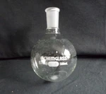 Chemglass 500ML 24/40 Heavy Wall Round Bottom Distilling Flask CG-1506-20. Fixed Price $21.99.