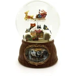 Musical Moving Santa And Train Christmas Snow Globe Roman 36474 New Water. Fixed Price $69.98.