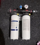 3M HF60-S High Flow Water Filter System 2 Cartridges Head Gauge 0.5 Micron. Fixed Price $350.00.