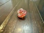 Glass Quartz Airflow Pipe Cap - Wide 25MM Peppermint Swirl Ufo. Fixed Price $24.99.