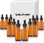 Yesker Amber Glass Bottles For Essential Oils With Eye Dropper 30 Ml (1OZ). Fixed Price $16.99.