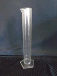 New Kartell Plastic Pmp 1000ML 1L 1000:10 Pentagon Base Graduated Cylinder. Fixed Price $29.99.