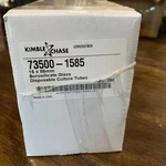 Kimble 73500-1585 15X85MM 10ML Culture Tubes Box Of 250 New Unopened Package. Fixed Price $31.99.