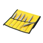 Aven 18475USA Teknik 6-PIECE Precision Tweezer Set. Fixed Price $33.42.