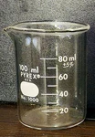Pyrex Griffin Low Form 100ML Beaker, Graduated, Corning No. 1000-100 (lot Of 9). Fixed Price $19.97.