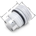 Aluminum Smooth Top Pop Up Gas Cap Villain Tank Chopper West Cafe Racer. Fixed Price $26.29.