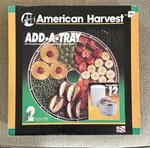 Set Of Trays American Harvest Add-a-tray For Snackmaster Model 2200 & 2400 New. Fixed Price $28.00.