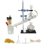Essential Oil Steam Distillation Kit Borosilicate Glass Lab Apparatus Set. Fixed Price $56.69.