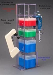 Poltex 5VTORG-BRK Lab Bench Vertical ORGANIZER/4PIPETTE Bracket/filler. Fixed Price $116.22.