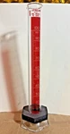 Pyrex Corning 100ML Graduated Cylinder Beaker 3042 Usa Red Hex Base Glass Vntg. Fixed Price $40.00.