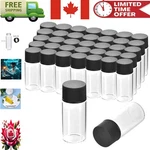 Premium 2ML Clear Glass Vials With Screw Caps - Leakproof 100 Pack For Oils. Fixed Price $36.58.