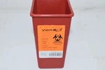 Lot Of New Vwr 19001-001 Small Sharps Container Systems, Red. Fixed Price $24.98.