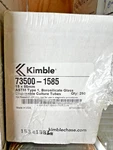 Kimble 73500-1585 15X85MM 10ML Culture Tubes Box Of 250. Fixed Price $35.00.