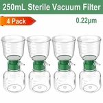 (4 Pack) Lab 250ML Disposable Sterile Vacuum Filter Bottle Pes Membrane 0.22. Fixed Price $54.99.