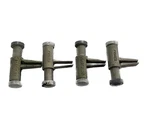 (lot Of 4) Fisher Scientific Castaloy Tubing Pinch Clamps Fits Up 1/2". Fixed Price $32.99.