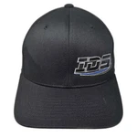 Port Authority Baseball Cap Black Gray Ids Embroidered Fitted Hat Flexfit. Fixed Price $20.00.