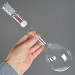 Kjeldahl Round Bottom Flask 500 Ml 24/40 5979-12 Pyrex Ace Glass. Fixed Price $15.00.
