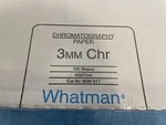 New Sealed Whatman Cytiva 3MM Chromatography Paper (100 Sheets), 46 X 57 Cm. Fixed Price $399.99.
