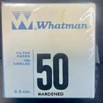 Whatman 50 Hardened 5.5 Cm Filter Paper 100 Circles Nos Sealed. Fixed Price $16.99.
