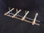 Chemglass 4-PORT Inert Gas Chem-vac Valves 1/2 Od Tubes Vacuum Manifold. Fixed Price $249.40.