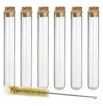 Depepe 20PCS 35ML Glass Test Tubes X 150MM With Cork Stoppers And Brush. Fixed Price $17.46.