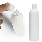 25 Pcs Empty White Hdpe 12 Oz - Cosmo Round Plastic Bottles 24/410 W.... Fixed Price $582.95.