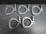Lot Of 5 2" Three Piece Stainless Steel Sanitary Clamp W/ Torque-rite Nut TR-30. Fixed Price $79.99.
