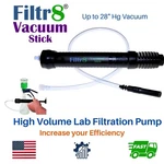 Lab Filtration Or Vacuum Degassing Pump - Up To 28 Hg FILTR8 Stick. Fixed Price $24.99.