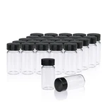 Pekybio 20 Pcs Ml 5 Dram Clear Small Liquid Sample Glass Vials With Screw .... Fixed Price $33.80.