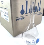 New Pyrex Vista Volumetric Flask 200 Ml Case Of 6 Corning Stoppers Class. Fixed Price $96.99.