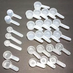 Lot Of 27 National Measures White Polypropylene Measuring Scoops 11/3.5/12 Cc. Fixed Price $14.99.