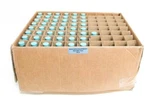 Qorpak GLC-01925 4OZ Amber Bottles W/ Green Thermoset Caps New Lot Of 129 (5812). Fixed Price $261.25.