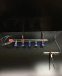 Chemglass Cat No CG-4440-03 Vacuum Inert Manifold Ports 450MM Overall Width. Fixed Price $697.63.