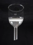 Kimble Kimax Glass 350ML 80MM Diam Medium Fritted Buchner Filter Funnel. Fixed Price $56.09.