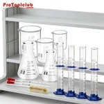14 Measuring Beaker Set Lab Flask Glass Graduated Cylinder 5PCS (optional). Fixed Price $34.99.