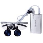 Dental Magnifier Medical Binocular Loupes Surgical Led Head Light Lamp Silver. Fixed Price $46.32.