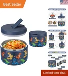 12OZ Insulated Vacuum Food Jar With Buckle Lid Wide Mouth Soup Thermo For Hot.... Fixed Price $39.42.