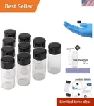5ML Glass Vials - Shatter Resistant & Clear For Easy Content Visibility. Fixed Price $11.69.