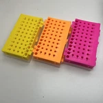 (3-PACK) Vwr 82024-454 Reversible Microtube Rack 0.2, 0.5, Or 1.5 Ml Tubes. Fixed Price $42.99.