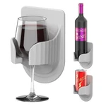 Silicon Cup Holder For Shower Wine Glass Beer/drink Bathtub Mu. Fixed Price $28.58.