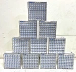 Lot Of 10 Nalgene 5026-0909 White Cryogenic Storage Box Polycarbonate 9X9 Array. Fixed Price $75.00.
