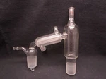 Wilmad Labglass 10/30 & 29/29 Jacketed Distillation Head Condenser 11MM Od Conn.. Fixed Price $131.99.