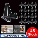 50X Clear Acrylic Trading Stand For Coins Sports Display Holder Usa. Fixed Price $8.99.