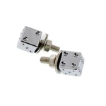 United Pacific 70070 Chrome Dice License Plate Fastener - Pack Of 2. Fixed Price $13.25.